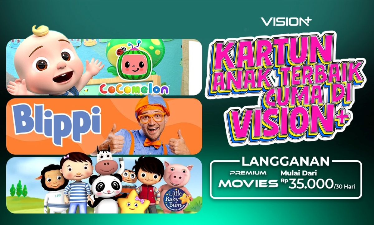 INDO PAY 3 Kartun Edukatif dan Seru untuk Anak di Vision+