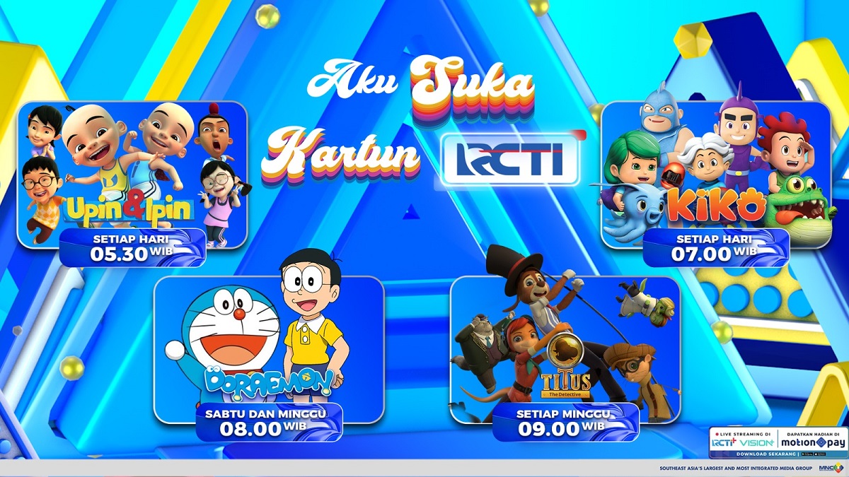 TOP INDO Aku Suka Kartun RCTI: Hiburan dan Petualangan Penuh Fantasi