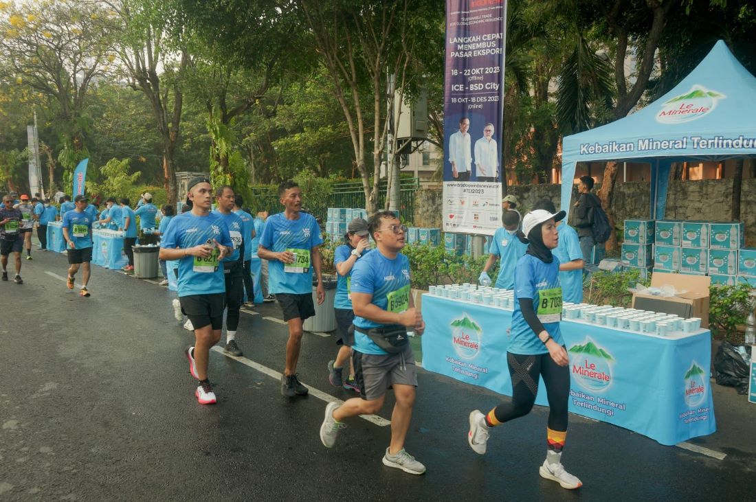 TOP INDO Fasilitas Setara Event Maraton Dunia, Jakarta Running Festival 2024 Manjakan Peserta dengan Tambah Jumlah Water Station