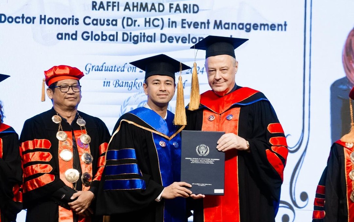 TOP PAY Ini Latar Belakang Pendidikan Raffi Ahmad yang Baru Dapat Gelar Doktor Honoris Causa dari Thailand