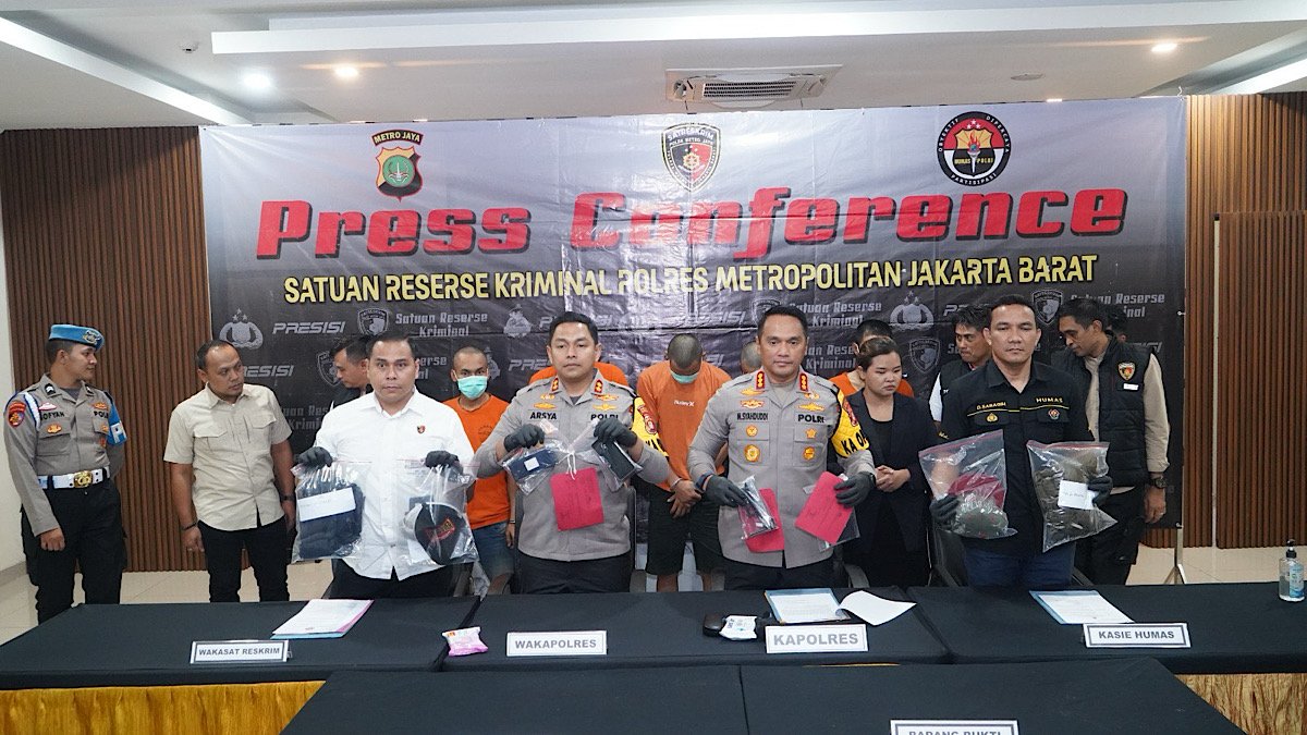 INDO PAY Kebelet Pesta Narkoba, 5 Kawanan Nekat Begal Ojol Pakai Airsoft Gun di Jakbar 