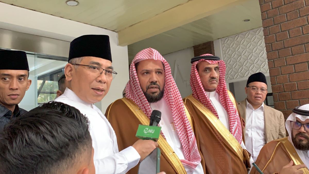 INDO PAY Kunjungi PBNU, Imam Masjid Nabawi Bawa Pesan dari Arab Saudi