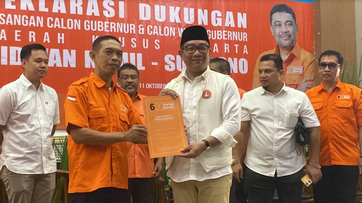 TOP PAY Partai Buruh Resmi Dukung di Pilgub Jakarta, Said Iqbal Serukan Menangkan RIDO