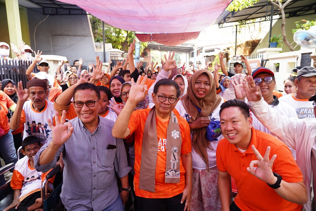 Pramono Anung Blusukan 11 Lokasi Sehari: Kalau Enggak Keliling Malah Stres