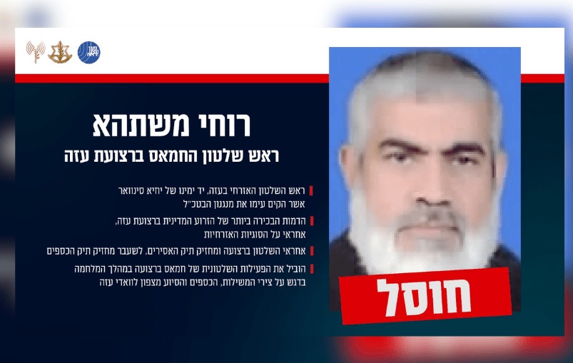 TOP PAY Rawhi Mushtaha, Tangan Kanan Pemimpin Hamas Yahya Sinwar Dibunuh Israel