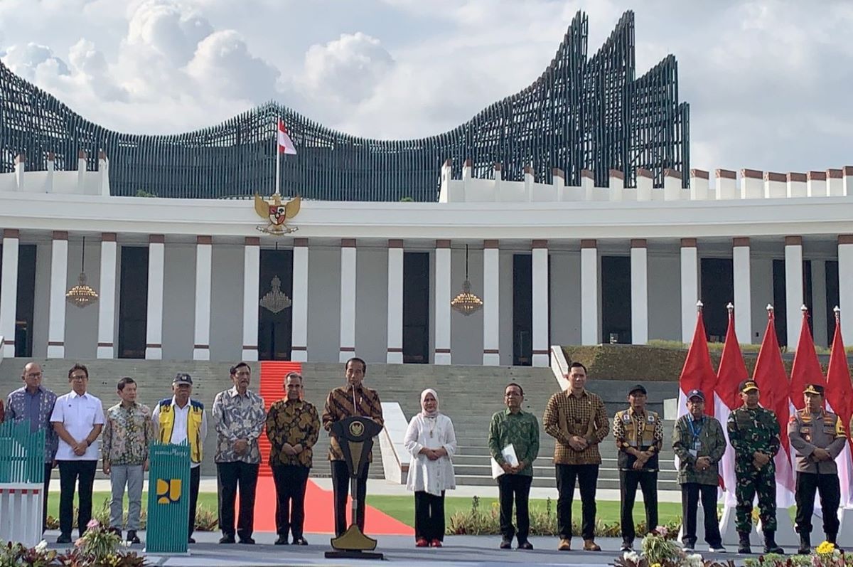 TOP PAY Resmikan Istana Negara IKN, Jokowi: Istana Garuda Diresmikan Presiden Prabowo 