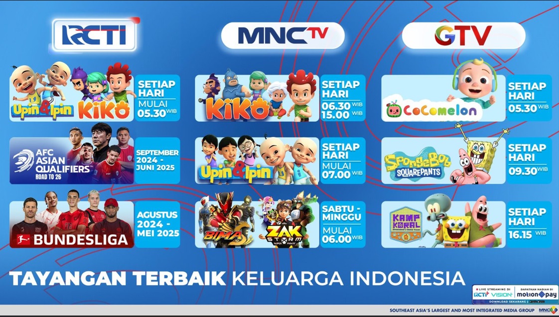 INDO PAY Saksikan Tayangan Lengkap Ter-oke Bikin Kamu Semakin Suka RCTI