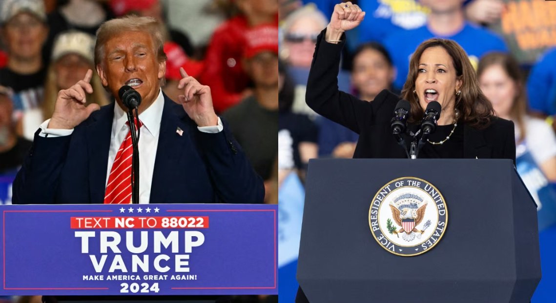 Saling Sindir Donald Trump dan Kamala Harris saat Pidato Terakhir Sebelum Pemilu AS