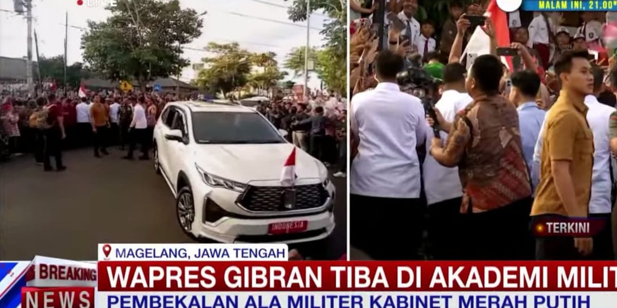 Tiba di Akmil Magelang, Wapres Gibran Langsung Sapa Masyarakat