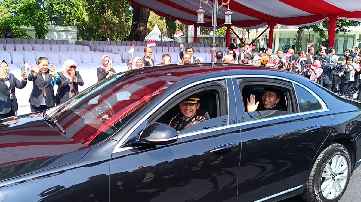 Tinggalkan Istana, Jokowi Meluncur ke Gedung MPR Hadiri Pelantikan Prabowo-Gibran