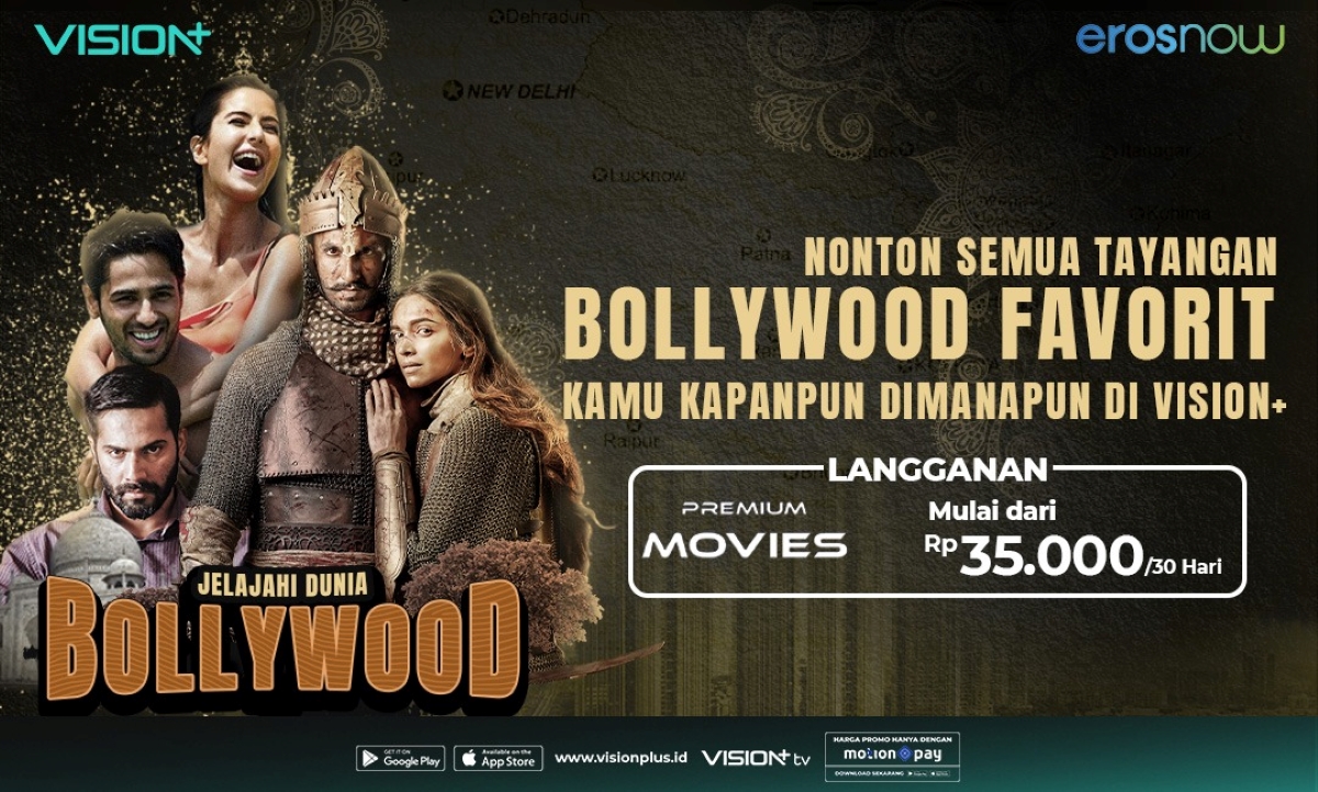 5 Film Bollywood Populer yang Tayang di Vision+