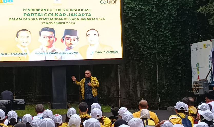 Fokus Menangkan RIDO, Basri Baco: Satukan Mesin Golkar Kerja Lebih Keras Lagi 