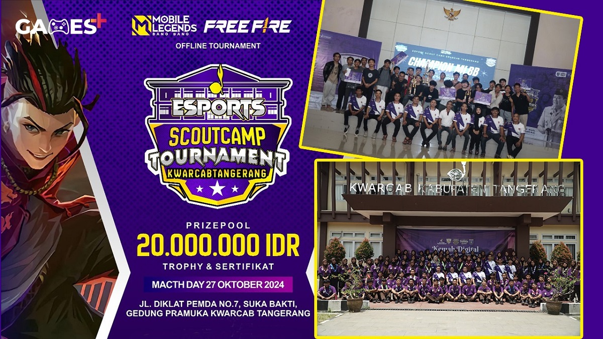 GAMES+ Dukung Esports Scout Camp, Diramaikan Ratusan Peserta