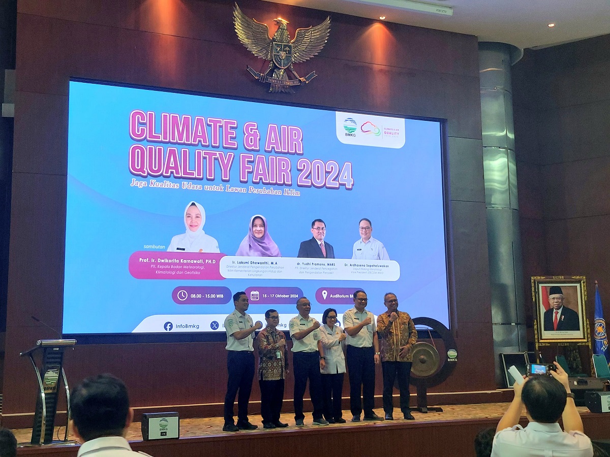 Gelar Climate and Air Quality Fair, BMKG Dorong Kolaborasi Atasi Perubahan Iklim