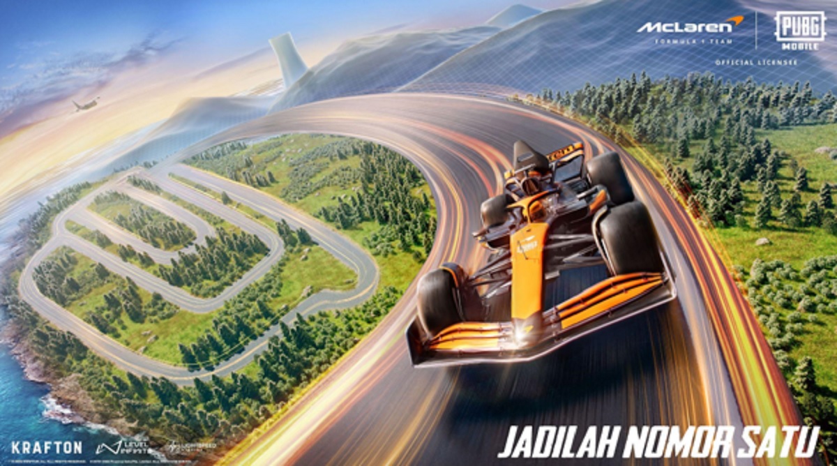 Jelajahi Dunia F1, PUBG MOBILE Kolaborasi dengan Pabrikan McLaren!