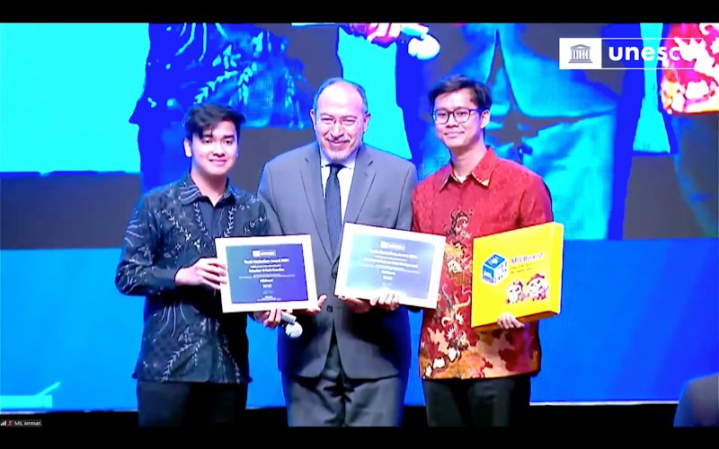 Mahasiswa UI Raih Juara Dunia UNESCO Youth Hackathon 2024