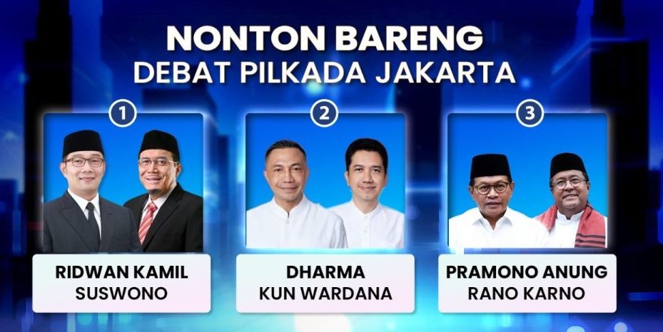 Para Paslon Lebih Diharap Lebih Detail Paparkan Program pada Debat Ketiga Pilkada Jakarta