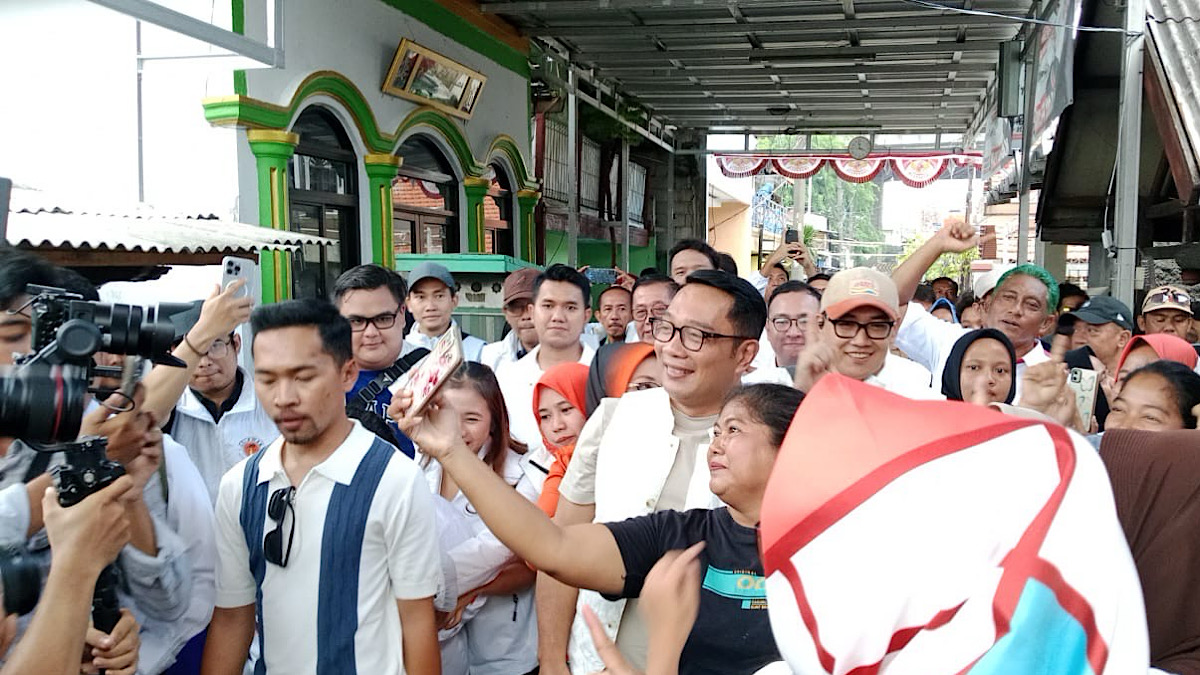 Ridwan Kamil Blusukan ke Koja Jakut: Mempraktikkan Kampanye Riang Gembira 