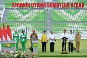 Sah Diresmikan Presiden Jokowi, Sumatera Utara Kini Punya Stadion Besar dan Mewah