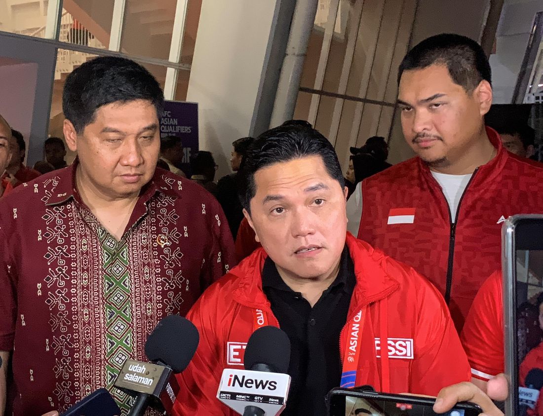 Timnas Indonesia Gagal Kalahkan Jepang di SUGBK, Erick Thohir Siap Tanggung Jawab