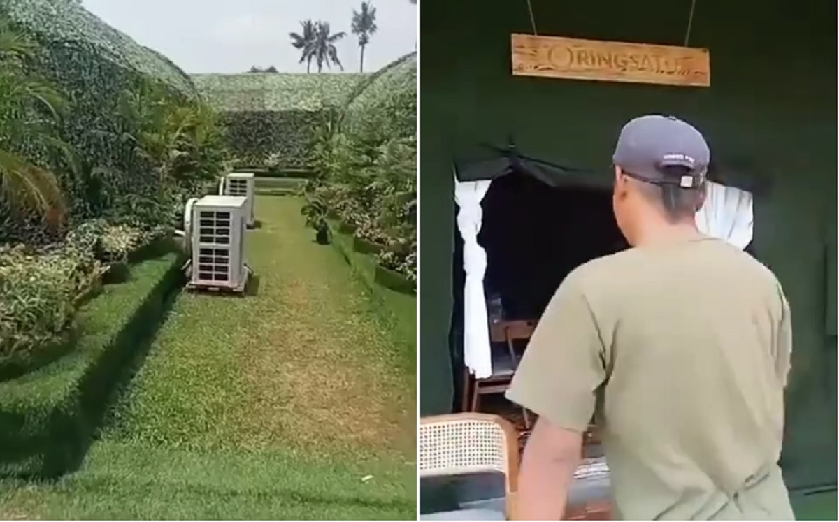 Viral Penampakan Tenda Glamping Menteri Kabinet Merah Putih, Netizen: Lebih Keren dari Kos-kosan