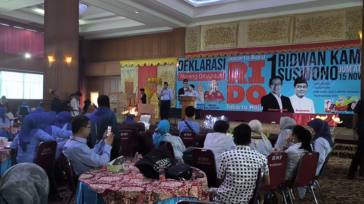 Warga Minang Jakarta Minta RK-Suswono Perhatikan Pedagang Pasar