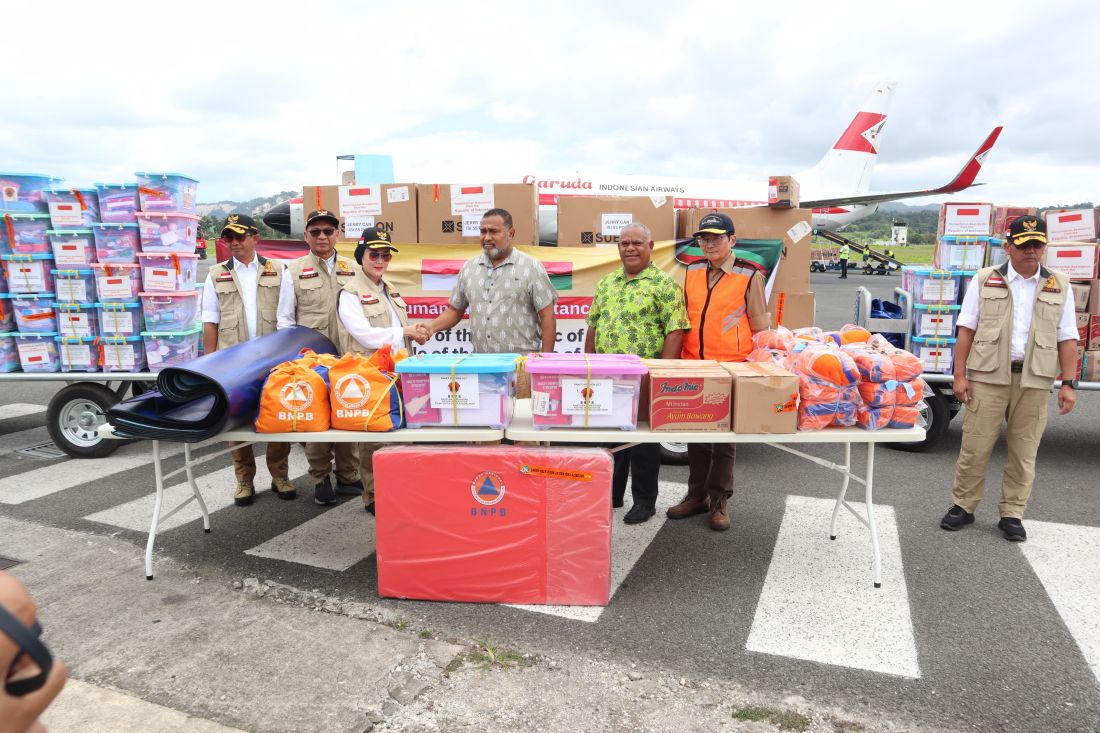 Bantuan Indonesia untuk Korban Gempa Vanuatu Tiba di Port Vila