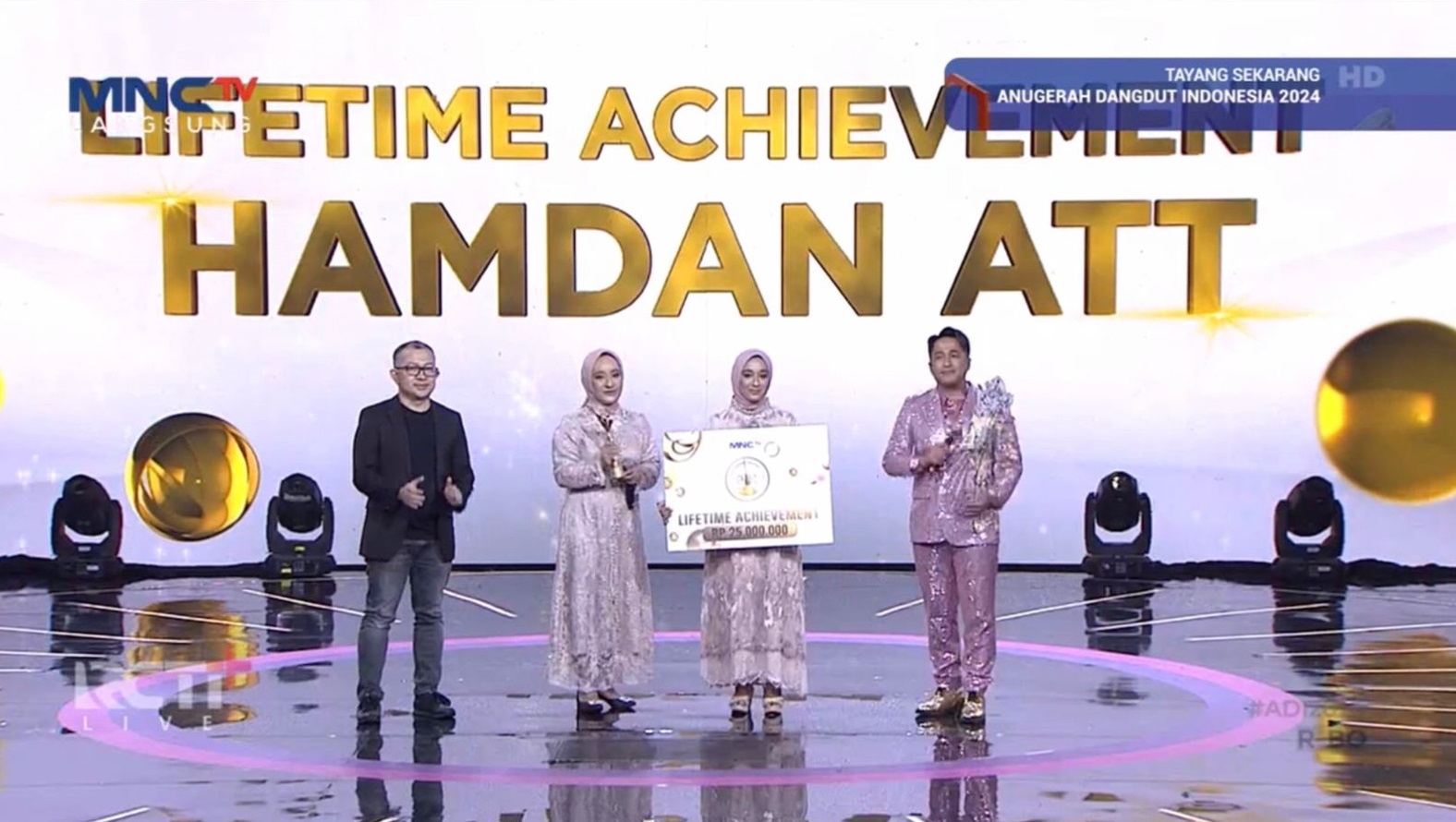 Daftar Lengkap Pemenang Anugerah Dangdut Indonesia 2024, Special Awarding untuk Hamdan ATT