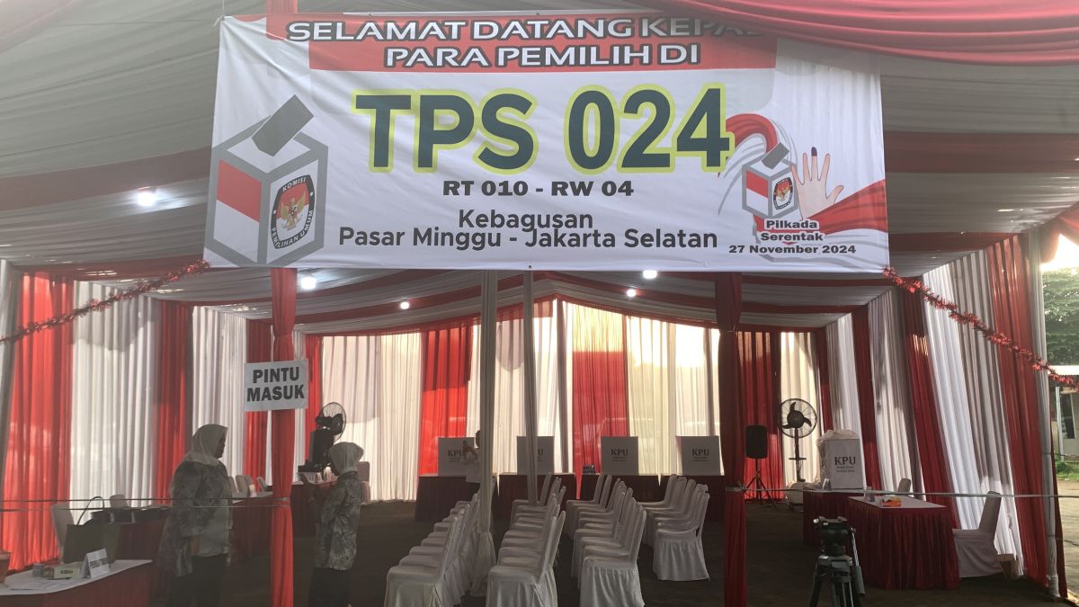 Megawati dan Puan Nyoblos di TPS 24 Kebagusan Jaksel, Begini Penampakannya