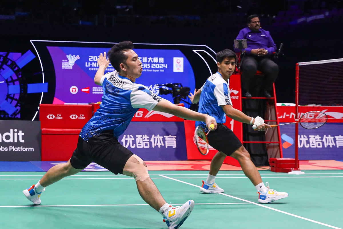 Melaju ke Final China Masters 2024, Sabar/Reza Girang Ambisi Bikin Kejutan Tercapai