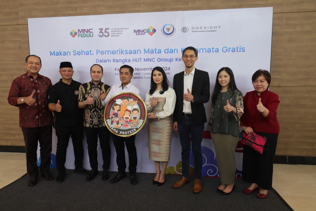 Rangkaian HUT MNC Group ke-35, MNC Peduli Bersama KKP dan Essilor Adakan Pemeriksaan Mata dan Kacamata Gratis Serta Makan Sehat