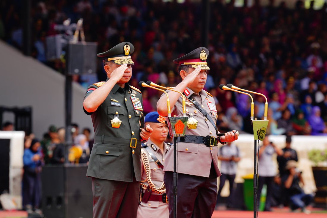 Upacara Wisuda Prajurit Taruna TNI-Polri, Kapolri: Perkokoh Sinergisitas Menjaga Kedaulatan dan Keamanan 