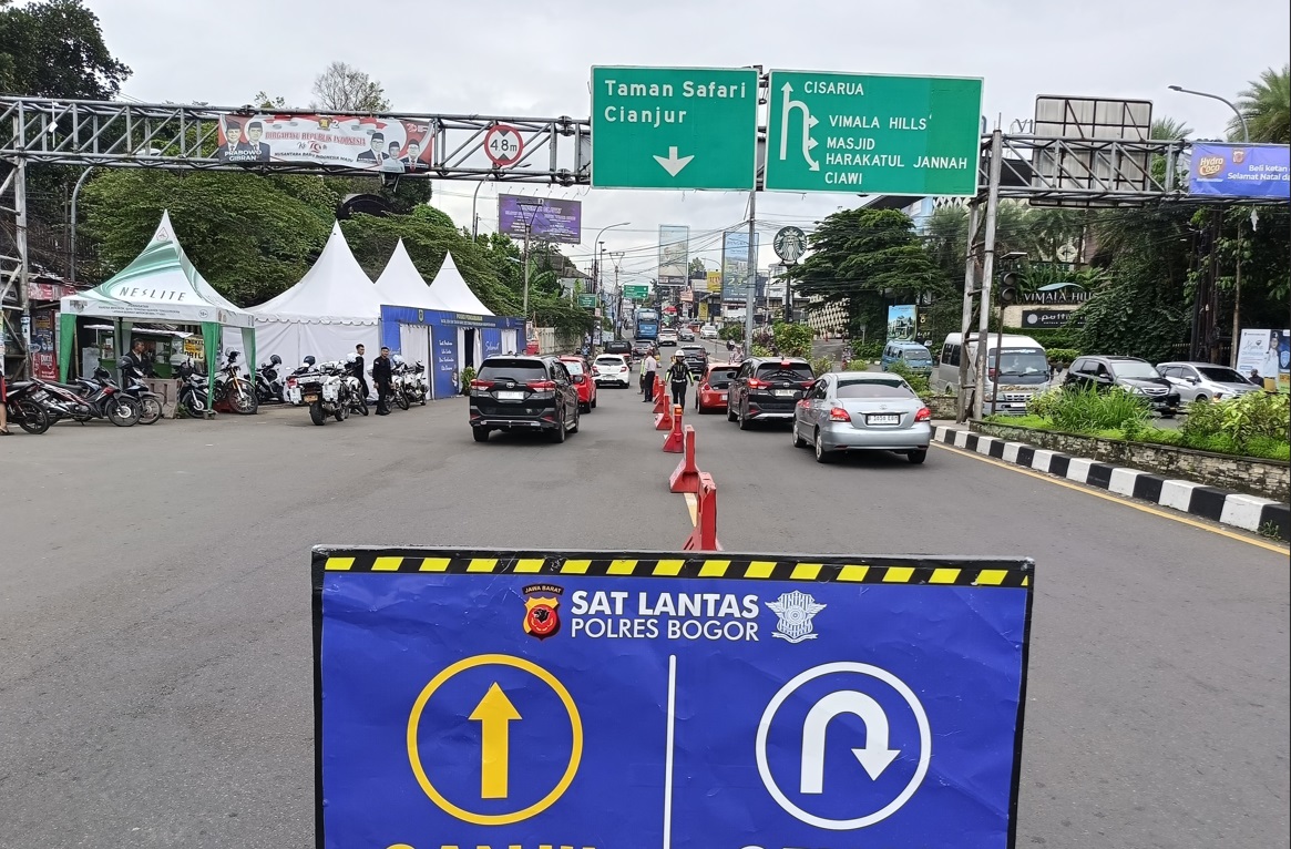 Ganjil-Genap Menuju Puncak Bogor Diberlakukan saat Libur Natal, Banyak Kendaraan Diputarbalik