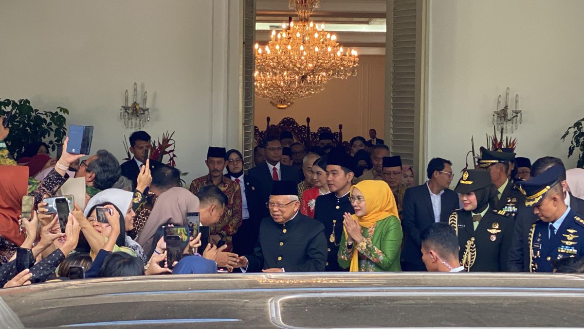 Ma'ruf Amin Tinggalkan Istana Wapres, Pegawai: Terimakasih Bapak