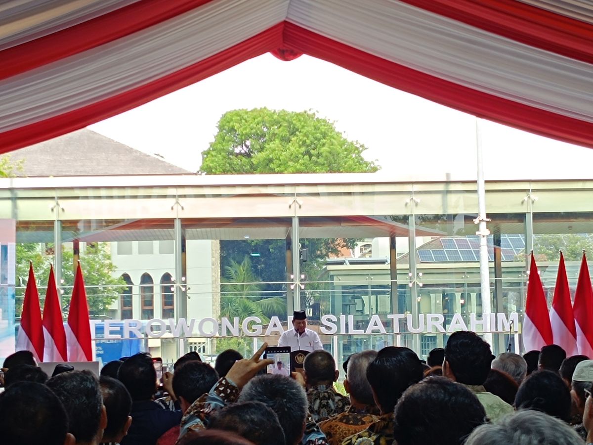 Prabowo Resmikan Terowongan Silahturahim Masjid Istiqlal dan Gereja Katedral 